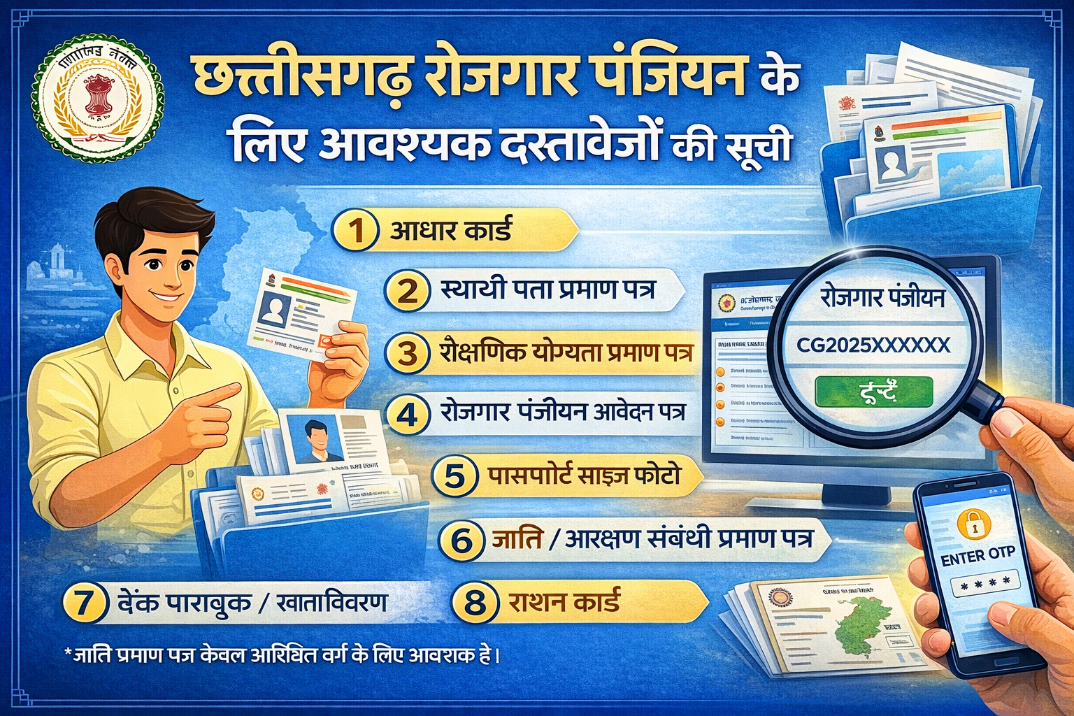 CG Rojgar Panjiyan Documents