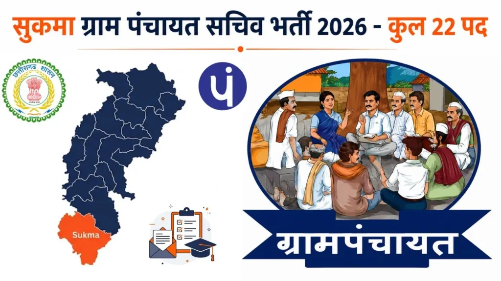 CG Sukma Panchayat Sachiv Bharti 2026